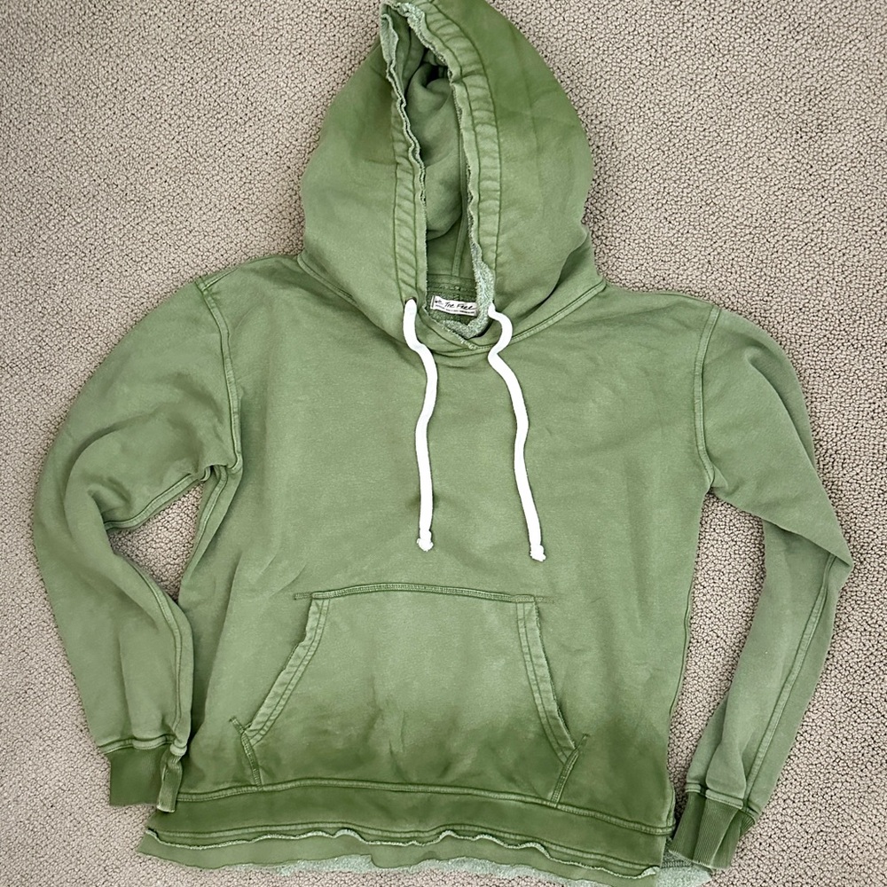 Free People We The Free Olive Hoodie Sweater